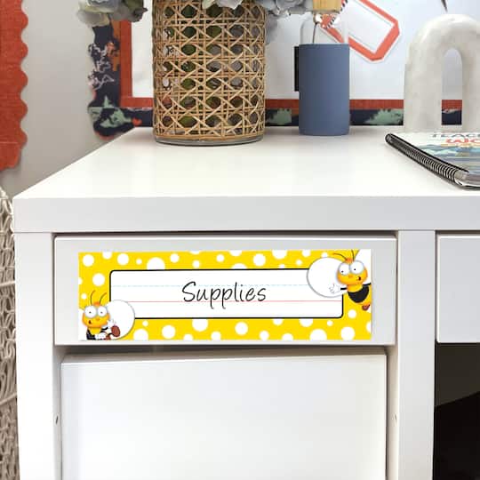 Carson Dellosa® 9.5" x 2.75" Education Grades PK-5 Buzz-Worthy Bees Nameplates, 216ct.